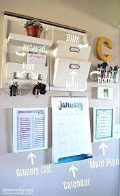 Command Center Organized Clean Diy Command Center Home Command Center Diy Command Center Wall