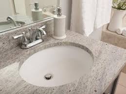 the sink counter and bathroom floor