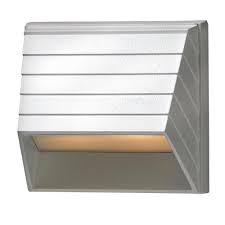 If you're new to the concept of landscape step lights are mounted on the downward edges of outdoor steps for safety after dark. Hinkley Lighting Matte White Led Outdoor Flushmount Deck Sconce 1524mw Led The Home Depot