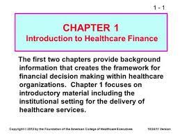 In tort law, the standard of care is the only degree of prudence and caution required of an individual who is under a duty of care. 1 1 Chapter 1 Introduction To Healthcare Finance Definition Of Healthcare Finance Course Goal The Role Of Healthcare Finance Finance Department Structure Ppt Download