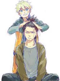 Naruto Doing Shik S Hair Naruto Shikamaru Major Brotp Naruto And Shikamaru Naruto Shippuden Anime Shikamaru