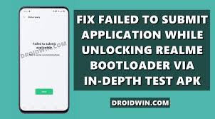 If you need to unlock bootloader, rooting, custom recovery, factory reset then goto settings and enable oem unlock, after that do your work. Fix Realme Bootloader Unlock Failed To Submit Application Droidwin
