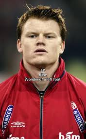 Ginger Boy Football Player