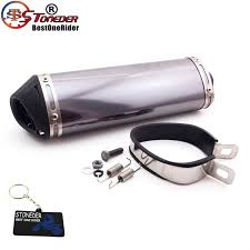 Us 49 52 19 Off Stoneder Racing 38mm Silence Exhaust Muffler Removable Silencer Clamp For Dirt Bike Motorcycle Motocross Atv Trx Crf Klx Drz In