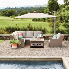 Get the best deal for sectional set patio furniture sets from the largest online selection at ebay.com. Allen Roth Hawkesbury 5 Seat Sectional Patio Sofa Taupe And Brown Rona