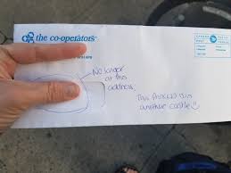 Return to sender on the outside of the envelope. Return To Sender Album On Imgur