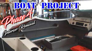 This is what you will see a lot. How To Remove Boat Interior Side Panels Boat Restoration Upholstery Diy Project 1992 Bayliner Capri Youtube