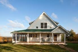 Unique Farmhouse For Mid Size Family W Porch Hq Plans Pictures Metal Building Homes Metal Building Homes Small Farmhouse Plans Building A House