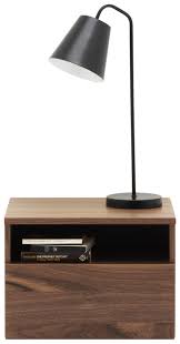 Modern Nightstands Contemporary Nightstands Boconcept 14 1 4 High Walnut Modern Nightstand Table Lamp Lighting Contemporary Nightstand
