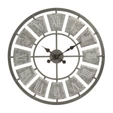 Horloge Lanilys Zinc Horloge Metal Horloge Horloge Murale