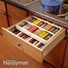 Two Tier Drawer Spice Rack Cheap Kitchen Cabinets Kitchen Cabinet Storage Diy Spice Storage
