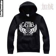 New 2017 Free Shipping Supernatural Church Of Castiel Donate Your Soul Today Wing Pattern Man Men Male Hoodies Hoodie Logo Hoodies Sweatshirts Hoodie