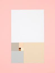 Carl Kleiner Geometrische Kunst Rose Illustration Farbinspiration