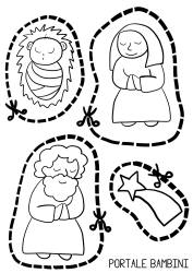 Ci sono sagome di foglie da colorare, che potete stampare e ritagliare tanti dunque vediamo per le foglie disegni da stampare, in modo totalmente gratuito. Presepi Di Carta Da Ritagliare E Da Colorare Portale Bambini