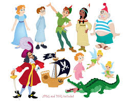 Digital Download Discoveries For Peter Pan Clipart From Easypeach Com Peter Pan Images Peter Pan Art Peter Pan Characters