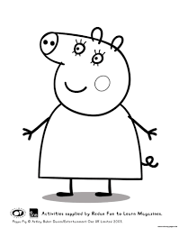 Peppa pig coloring book set stickers and crayons. Mummy Peppa Pig Coloring Pages Printable