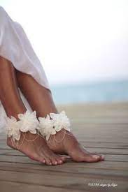 Barefoot Sandal Flowers Tangled On Chain Beach Wedding Etsy In 2022 Beach Wedding Sandals Barefoot Beach Wedding Shoes Beach Wedding Sandals
