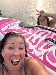 After work paddle boarding