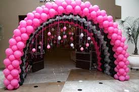 Pin By C Willis On Balloon Bonanza Barbie Party Decorations Sweet 16 Themes Sweet 16 Decorations