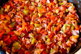 Piperade Basque Au Thermomix Recette Traditionnelle Recette Legumes Thermomix Recette Piperade Basque