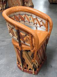 Criss Cross Back Equipale Chair Southwestern Design Chair Leather Seat