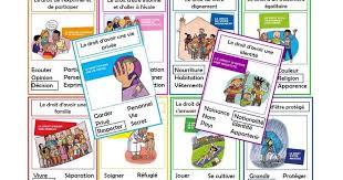 En Prevision De La Journee Des Droits De L Enfant Du 20 Novembre Voici Un Jeu De 10 Familles Pour 3 Joueur Droits De L Enfant Jeux Des 7 Familles Emc Cycle 3