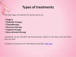 Maybe you would like to learn more about one of these? Breast Cancer Treatment Options