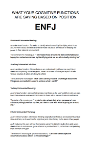 How Enfj Cognitive Functions Manifest Based On Their Position In The Stacking Read More Http Thoughtcatalog Com Heidi Pr Esfj Cognitive Function Positivity