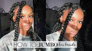 Check out our jumbo box braids selection for the very best in unique or custom, handmade pieces from our hair there are 216 jumbo box braids for sale on etsy, and they cost $126.25 on average. How To Do Jumbo Box Braids On Yourself Coco Chinelo Youtube