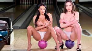2 Lucky Studs Have Lucky Strike At The Bowling Alley When They Have An Orgy  With Anissa Kate & Nataly Gold - FAPCAT