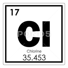 Chlorine Chemical Element Stock Illustration Ad Chemical Chlorine Element Illustration Chlorine Science Symbols Stock Illustration