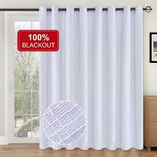 Learn the different types and project ideas with curtain grommets. Amazon Com Rose Home Fashion Rhf 100 Blackout Patio Door Curtains Sliding Door Curtains Linen Look Wide Thermal Blackout Curtains Grommet Curtains Extra Wide Curtains For Sliding Glass Door 1panel 100x84 White Home Kitchen