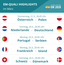 Einfach hier ausdrucken oder downloaden. Spielplan Em Quali 2020 Alle Em Quali Spiele Von Heute Im Uberblick
