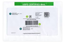 If you use certified mail labels with electronic delivery confirmation, the cost can be reduced to $4.91. Usps Certified Mail Online