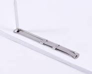 Foska Durable Metal E-Shape Silver Color 70mm/80mm Binder File Clip Paper  Fastener