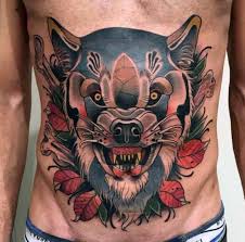 Looking to fill up your tattoo sleeve? 40 Neo Traditional Wolf Tattoo Ideas For Men Wild Designs