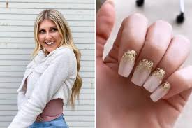 Here's how to fill them in at how long do acrylic nails last and how often do you need infills? Influencer Used Glitter To Hide Overgrown Gel Manicure See Video Allure