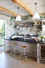 Knotty hickorry shaker kitchen cabinets. 40 Unbelievable Rustic Kitchen Design Ideas To Steal