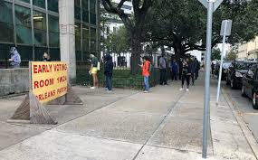 Long Lines As Expanded Early Voting Opens In Louisiana Biz New Orleans