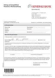 Beim generali bank smartid handelt es sich um ein sicheres zeichnungsverfahren für das login ins banking und die durchführung von aufträgen im banking, wie z.b. Preisblatt Finanzierungen 62 Kb Generali Bank