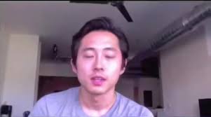 Steven Yeun and Lauren Cohan Goodbye The Walking Dead