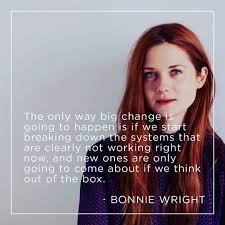 People think they know all there is to know about you, but the best bits of you are — have always been — heroic in the really quiet ways. Bonnie Wright Quote Bonnie Wright Ginny Weasley Bonnie