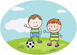 43.594 sport, summer, fußball, mädchen, vektor 12kb 273x194: Fussball Kinder Spielen Am Park Lizenzfrei Nutzbare Vektorgrafiken Clip Arts Illustrationen Image 45060216