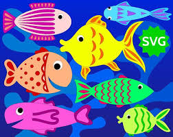 Pin On Hand Painted Wine Bottles Fish svg fish cricut fish silhouette svg sea creatures svg | etsy.
