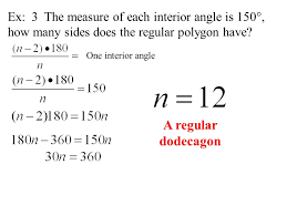 Of Sides Of Triangles Sum Of Measures Of Interior Angles 31 1 180 180 180 180 720 N N 2 N 2 Ppt Download