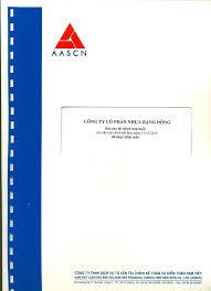 CÔNG TY CỔ PHẦN NHỰA RẠNG ĐÔNG - Báo cáo tài chính hợp ...