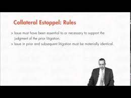 We did not find results for: Module 6 6 Collateral Estoppel Issue Preclusion Youtube