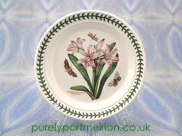 Portmeirion Botanic Garden Dessert Plate Amaryllis Botanical Gardens Plates Botanical
