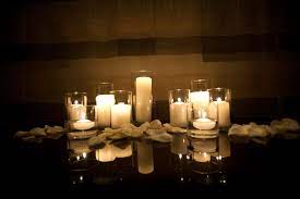Alicia K Designs Premier Full Service Event Design Romantic Candles Bedroom Candle Decor Bedroom Candle Decor