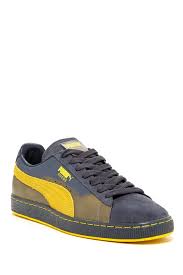 Black And Yellow Puma Shoes Puma Suede Classic Colorburn Sneaker Hautelook Puma Suede Snicker Shoes Fashion Men 2014